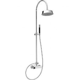 Душевая стойка, Cisal, Chérie, цвет-Chrome/Night Black