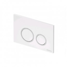 Клавиша смыва, TECE, TeceSpring R, для унитаза, шгв 245*8*165, цвет-белый/хром