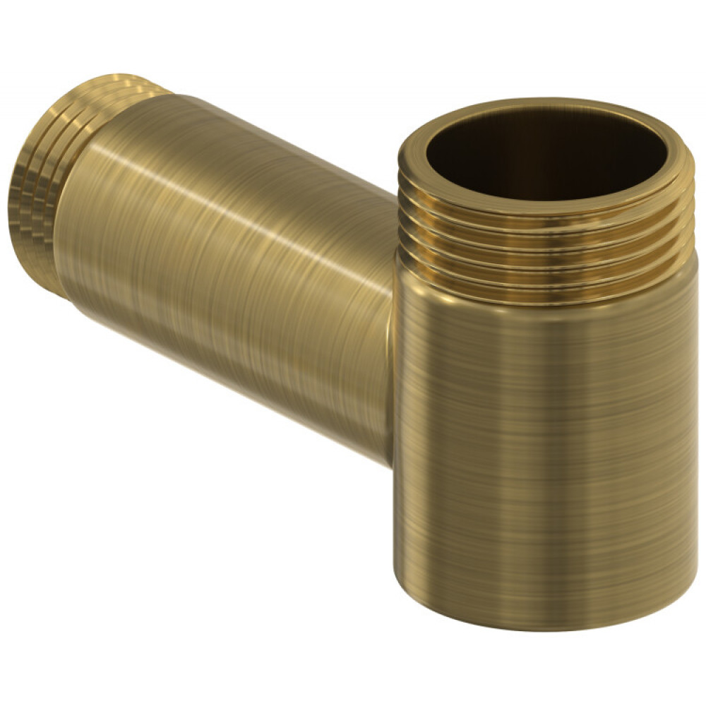 Уголок, Сунержа, переходной, НР G 1" / НР G 3/4", цвет-латунь состаренная