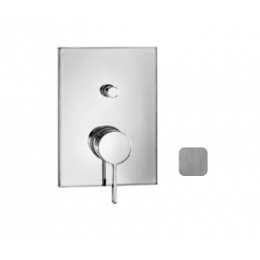 Смеситель для душа, Almar, Core, на 2 потребителя, с переключателем, цвет-Brushed Nickel (Товар заказной, возврату не подлежит)