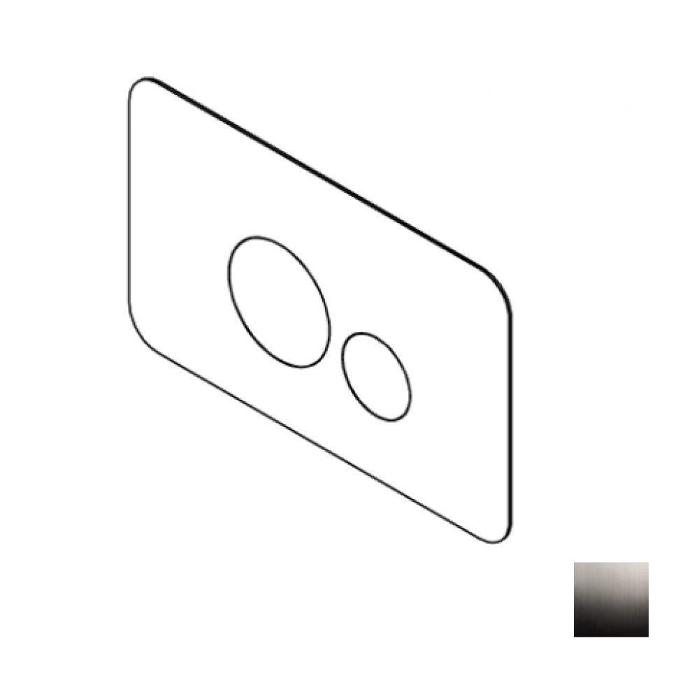 Клавиша смыва, Ritmonio, для унитаза, шгв 260*8*160, цвет-Brushed Black Chrome