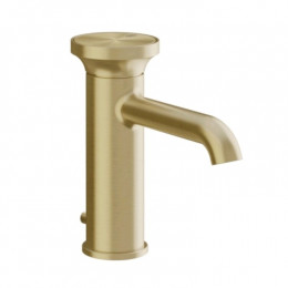 Смеситель для раковины, Gessi, Origini, цвет-латунь Brushed Brass PVD