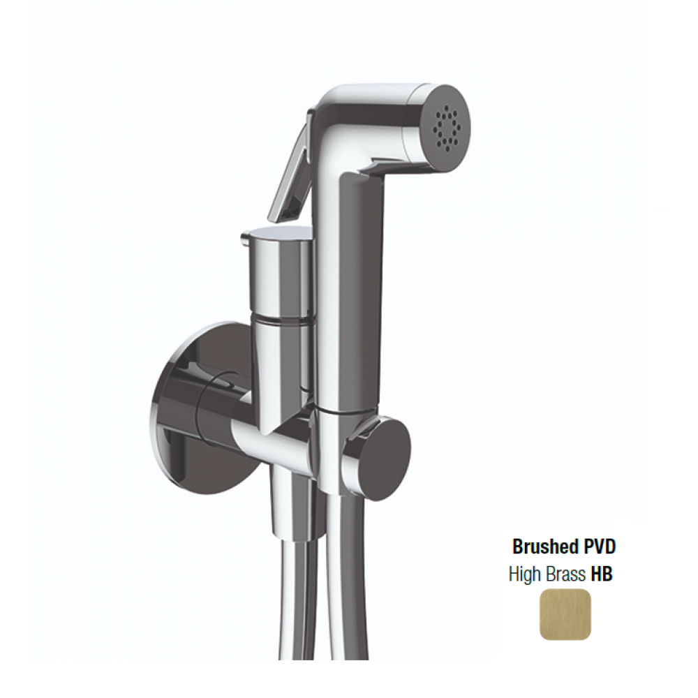 Гигиенический душ, Almar, Shut Off, цвет-High Brass Brushed PVD (Товар заказной, возврату не подлежит)