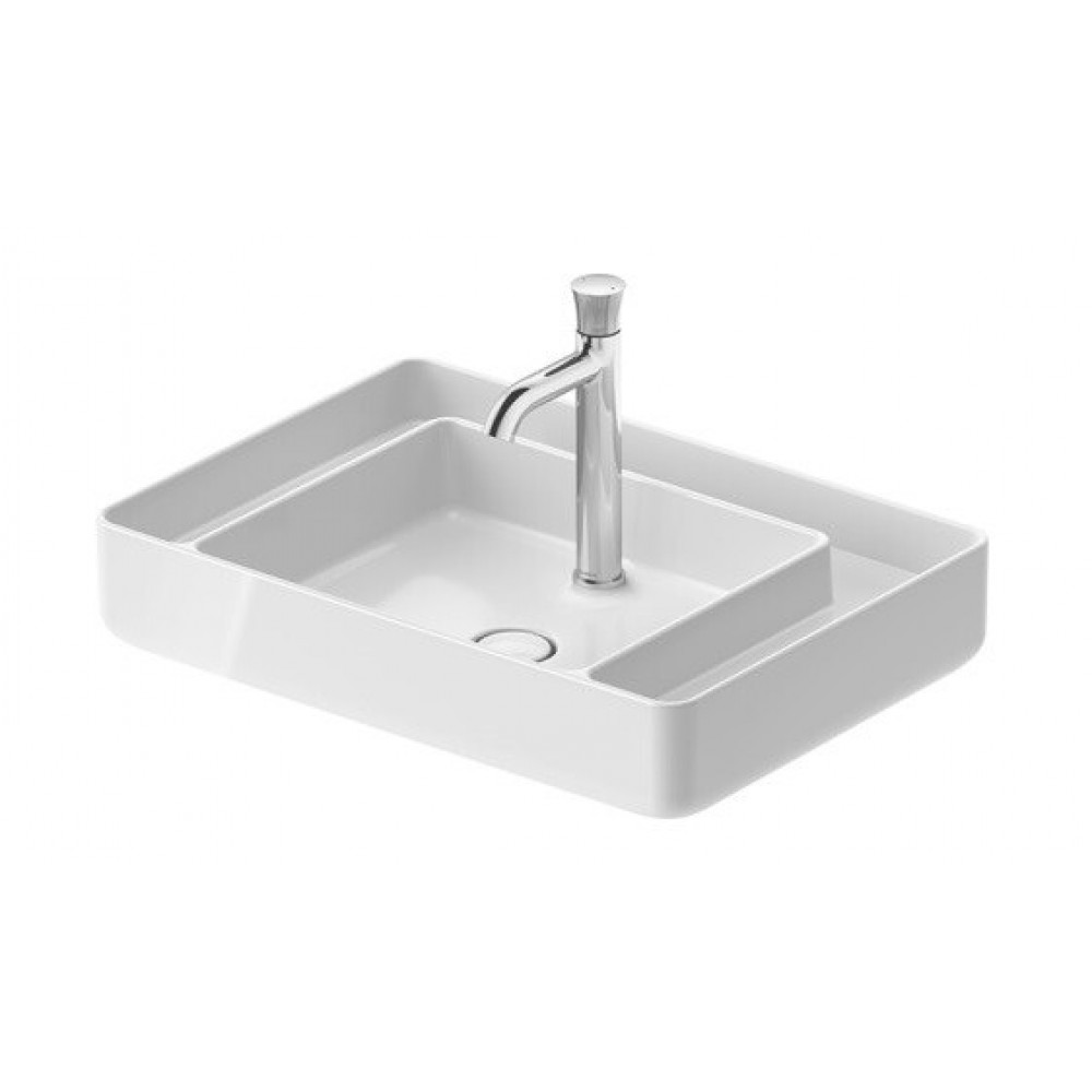 Раковина, Duravit, Bento Starck Box, шгв 650*460*145, отверстия для смесителя-1, HygieneGlaze, цвет-белый