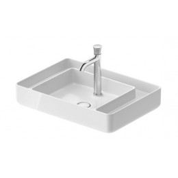 Раковина, Duravit, Bento Starck Box, шгв 650*460*145, отверстия для смесителя-1, HygieneGlaze, цвет-белый