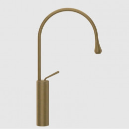 Смеситель для раковины, Gessi, Goссia, цвет-Antique Brass