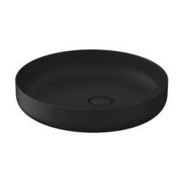 Раковина, Duravit, Vitrium, DuroCast UltraResist, шгв 460*460*130, отверстия для смесителя-отсутствуют, цвет-темно серый матовый