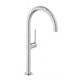 Смеситель для кухни, Kludi, REEF, цвет-никель брашированный