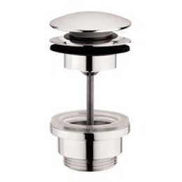 Донный клапан, Carimali, для раковин, 1 1/4", цвет-хром