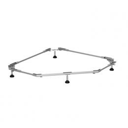 Система ножек, Bette, BetteCaro, для душевого поддона, шг-800*800 мм, хром/черный