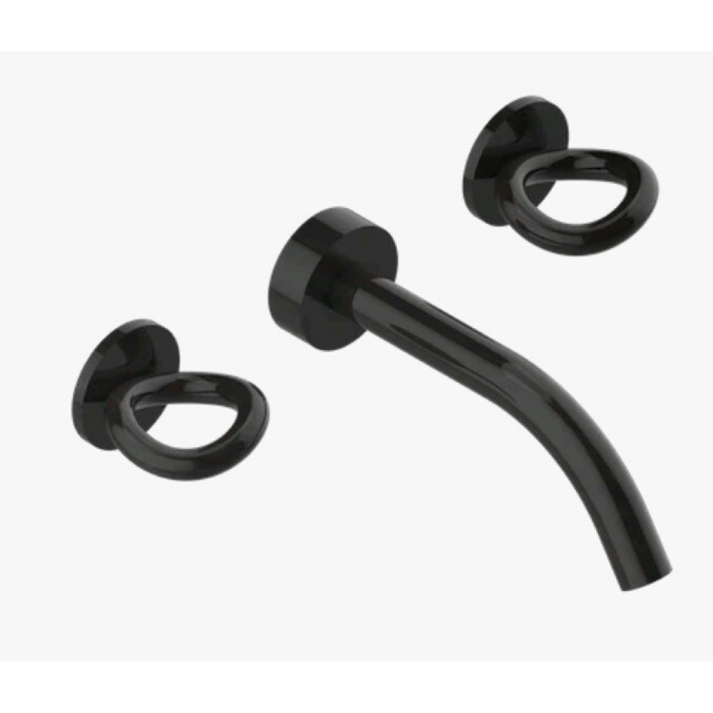 Смеситель для раковины, THG, Collection "O", цвет-Black ceram