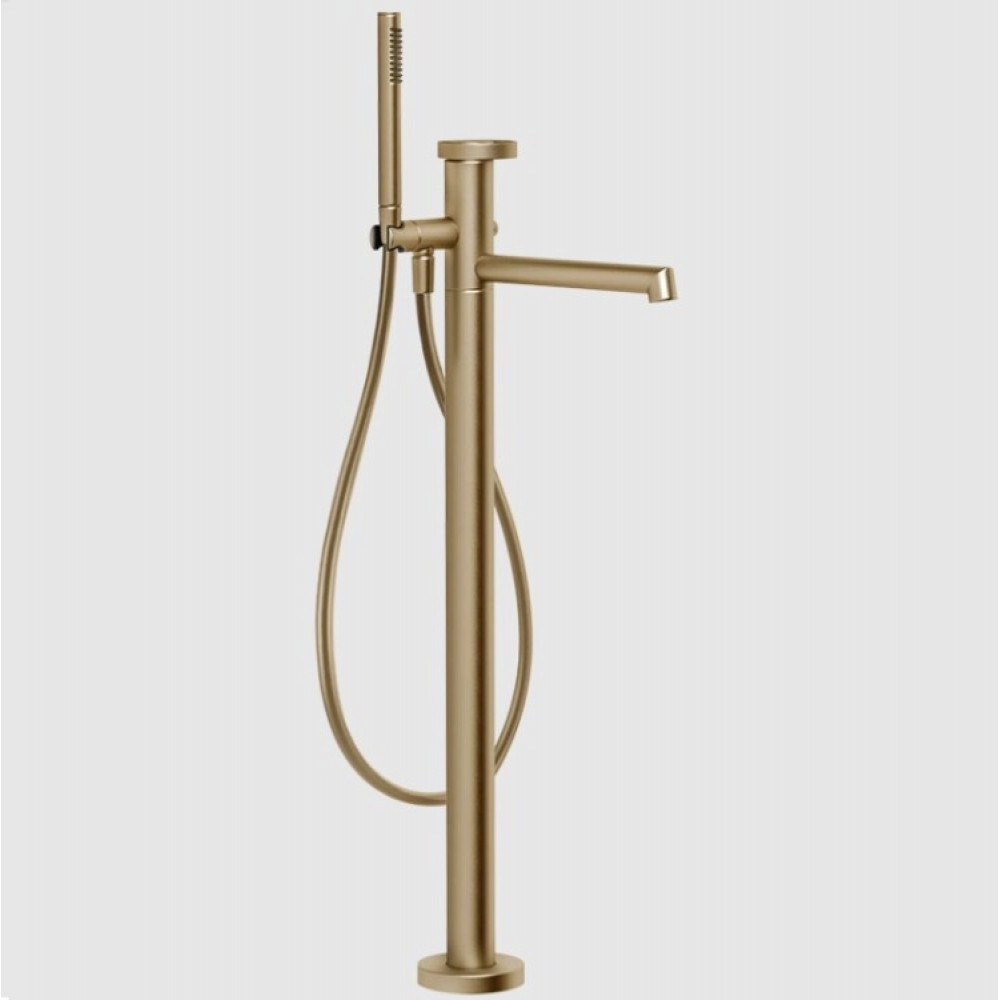 Смеситель для ванны и душа, Gessi, Anello, цвет-Warm Bronze Brushed PVD