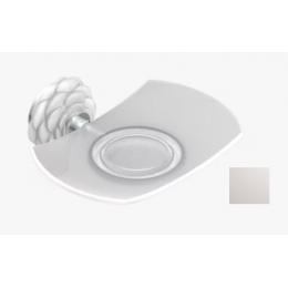 Мыльница, THG, Camélia Clear crystal, шгв 160*142*60, цвет-никель