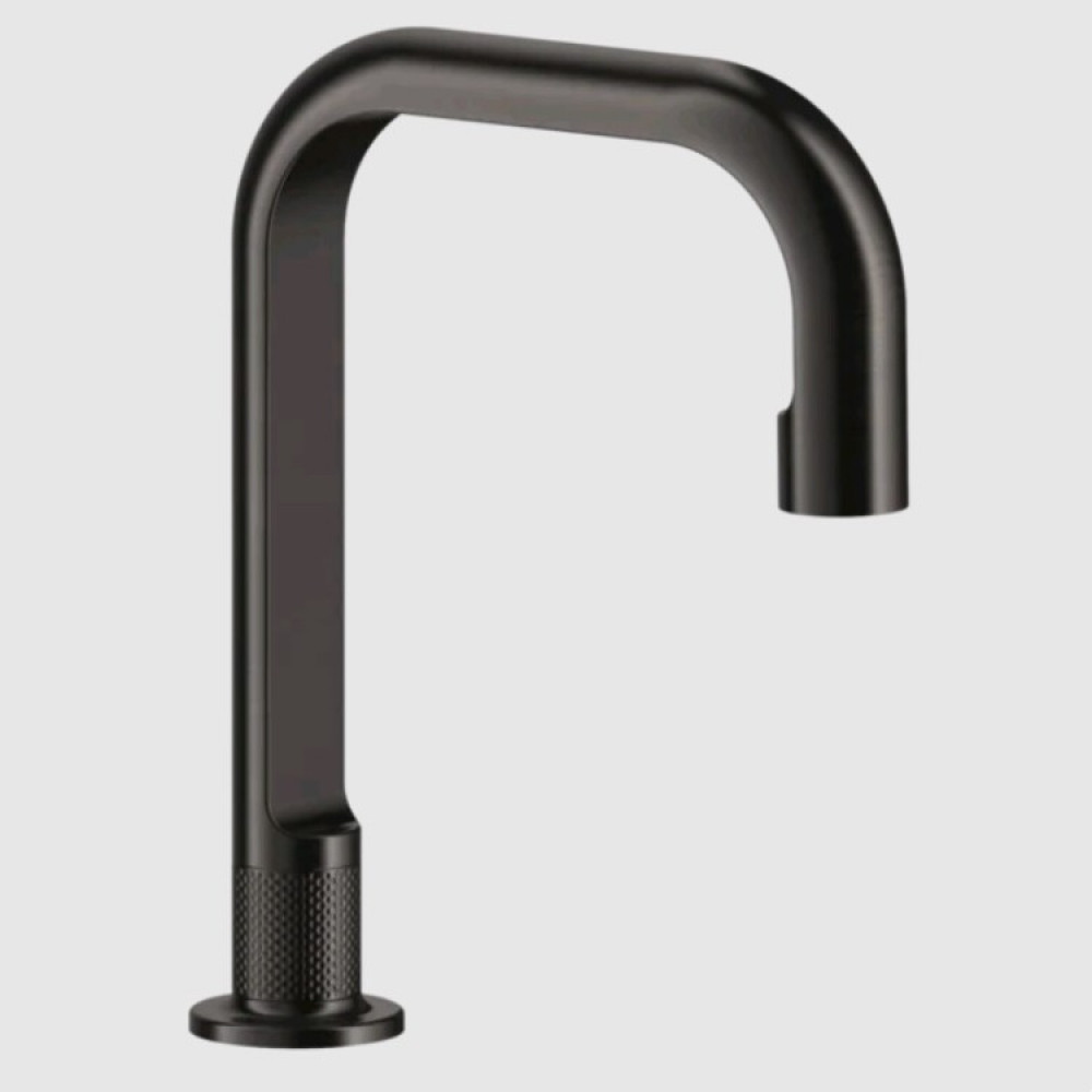 Излив, Gessi, Inciso, цвет-Black Metal Brushed PVD