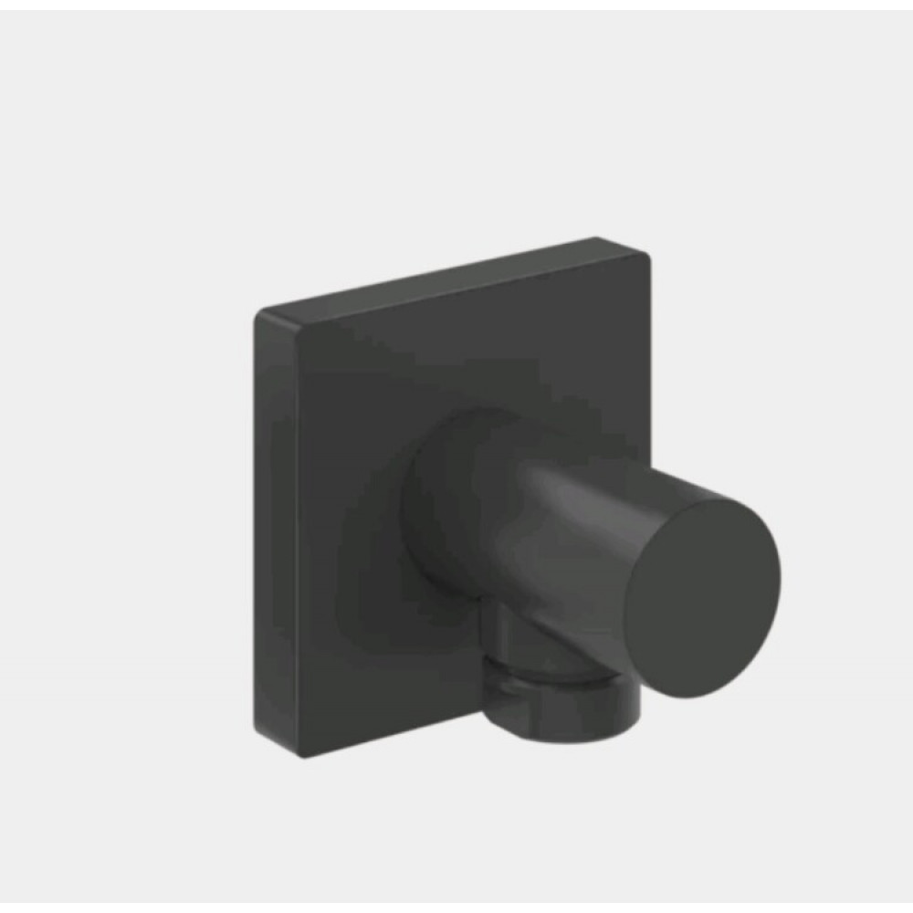 Шланговое подсоединение, Gessi, Rilievo, цвет-черный матовый (Matt Black, Nero Opaco)