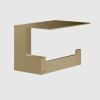 Бумагодержатель, Gessi, Rettangolo, шгв 155*100*97, цвет-Warm Bronze Br. PVD
