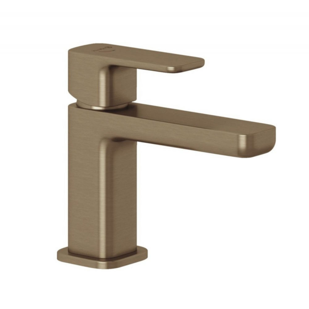 Смеситель для раковины, Kludi, Renon, EcoPlus, цвет-бронза брашированная