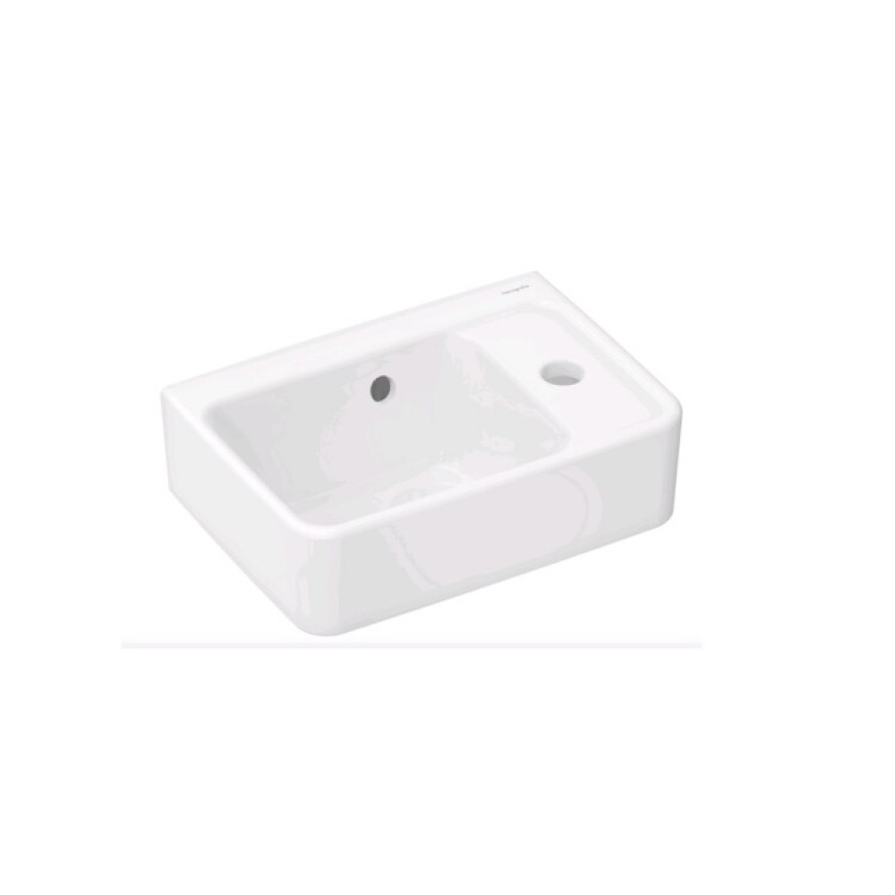 Раковина, Hansgrohe, Xanuia Q, шгв 360*250*105, отверстия для смесителя-1, цвет-белый