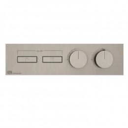 Смеситель для душа, Gessi, HI-FI, на 2 потребителя, цвет-Finox Brushed Nickel