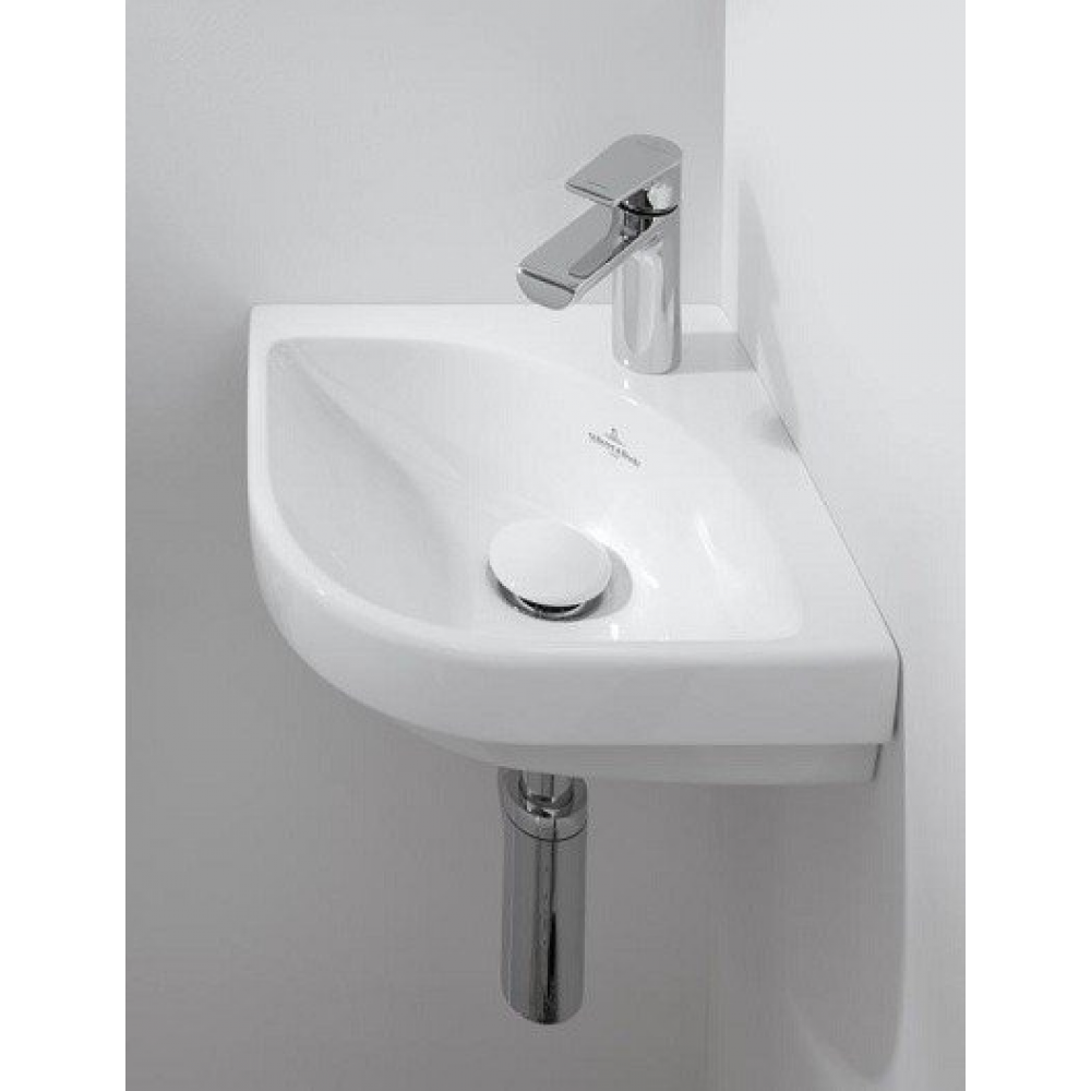 Раковина, Villeroy&Boch, Subway 3.0, шгв 320*320*145, отверстия для смесителя-1, CeramicPlus, цвет-альпийский белый