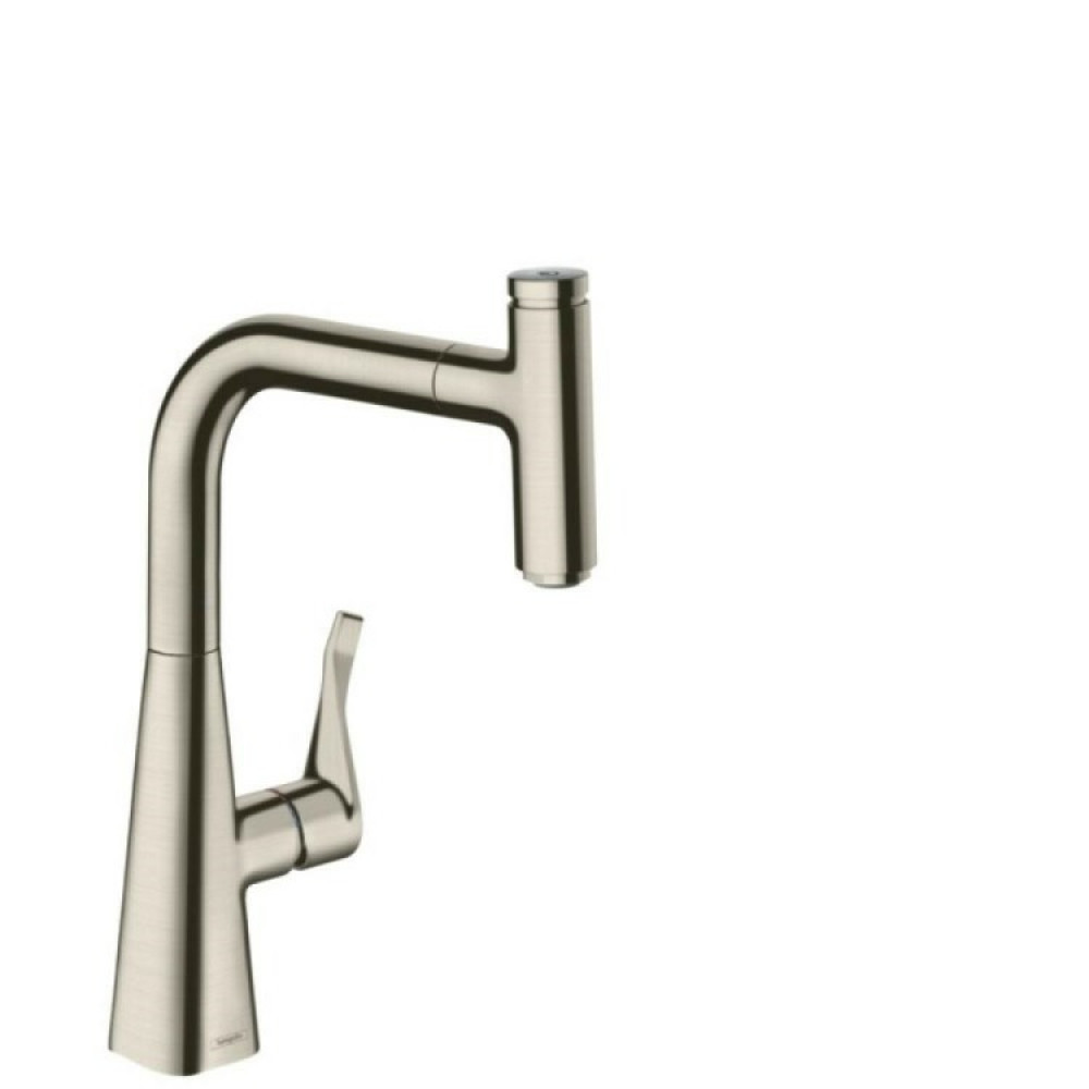 Смеситель для кухни, Hansgrohe, Metris Select M71, sBox, цвет-сталь