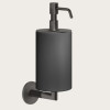 Дозатор для жидкого мыла, Gessi, Ingranaggio, шгв 75*128*243, цвет дозатора-Black Metal Brushed PVD/чёрный