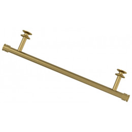 Полка, Сунержа, прямая, д 370, материал-нержавеющая сталь, цвет-cостаренная латунь