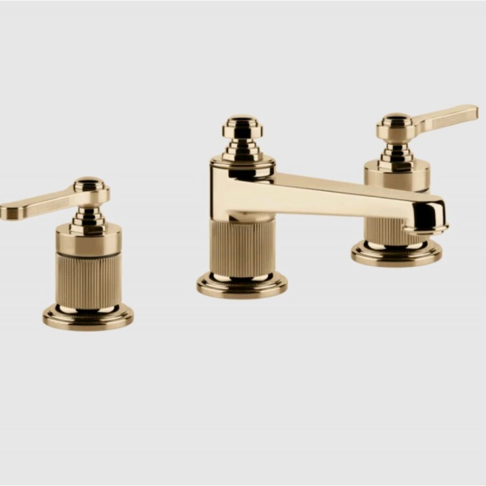 Смеситель для раковины, Gessi, VENTI20, цвет-Warm Bronze PVD