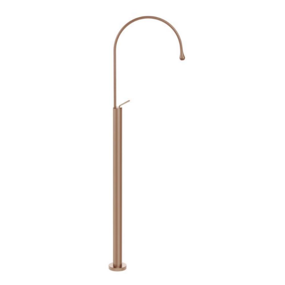 Смеситель для раковины, Gessi, Goссia, цвет-Copper Brushed GHRC