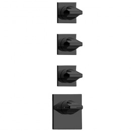 Смеситель для душа, Bossini, APICE, цвет-черный матовый