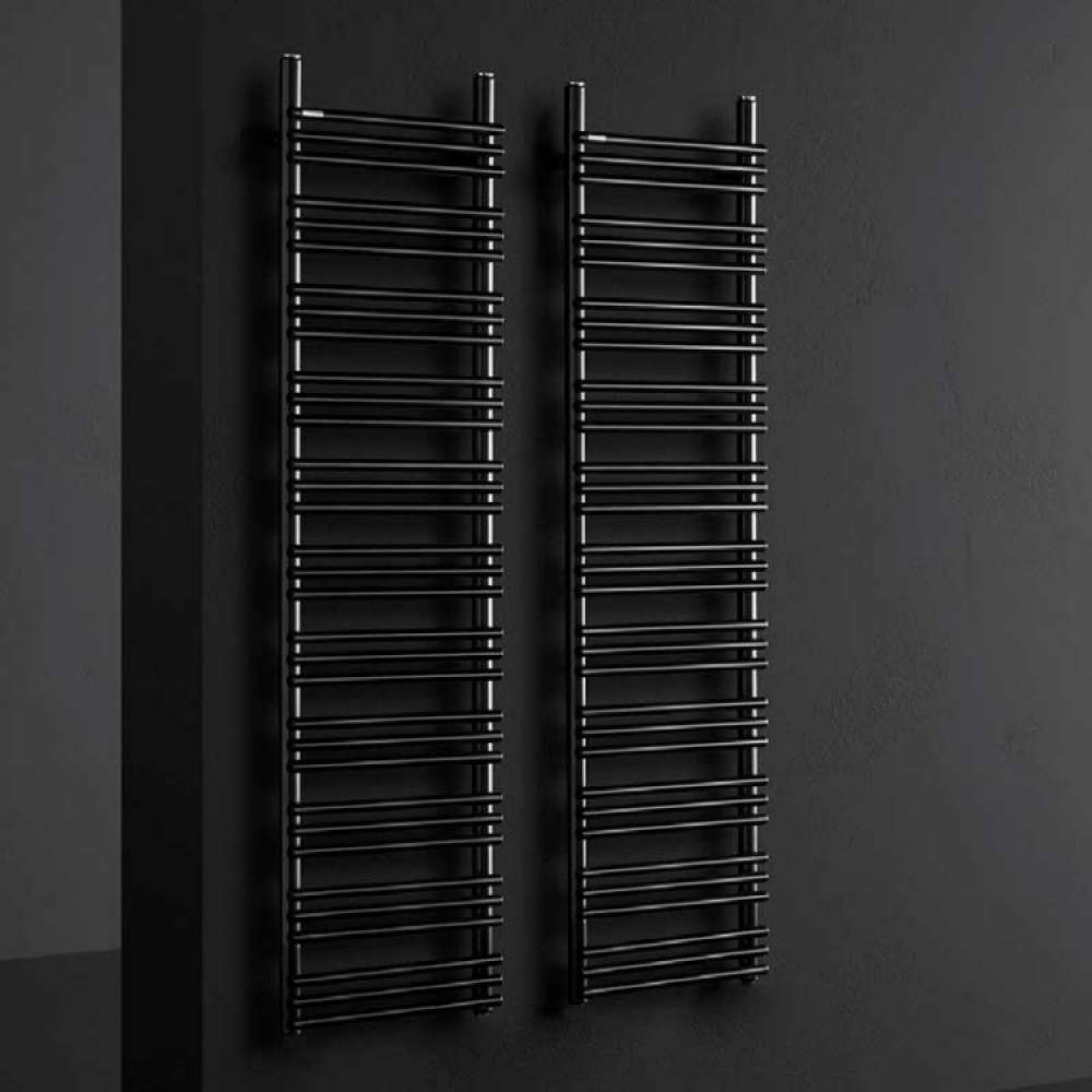 Полотенцесушитель, Antrax, Rabbit E 22, шгв 435*99*1052, термостат, нижнее слева, цвет-чёрный матовый