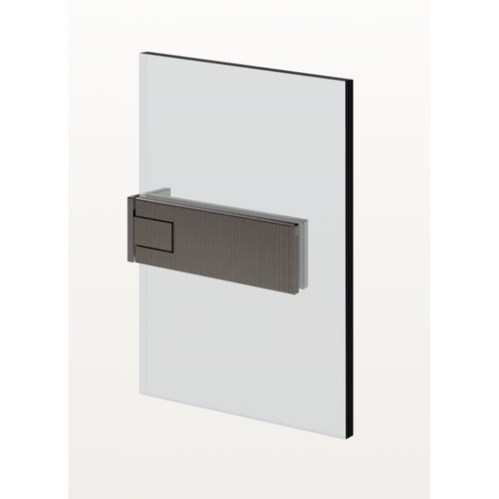 Ручка, Gessi, Shower outfit, двойная, 450 мм, цвет-Black Metal Brushed PVD