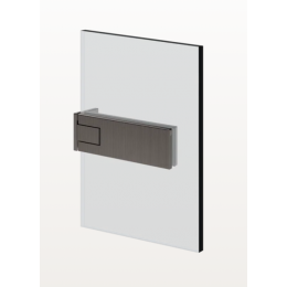 Ручка, Gessi, Shower outfit, двойная, 450 мм, цвет-Black Metal Brushed PVD