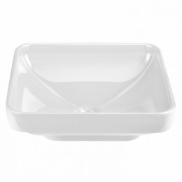 Раковина, Vitra, Water Jewels, шгв 385*385*140, отверстия для смесителя-отсутствуют, цвет-белый