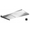 Верхний душ, Almar, Wall Mounted head showers, 592*270, цвет-черный матовый (Товар заказной, возврату не подлежит)