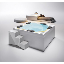 Минибассейн, Treesse, Superquarz, шгв 2200*2200*900, цвет-белый