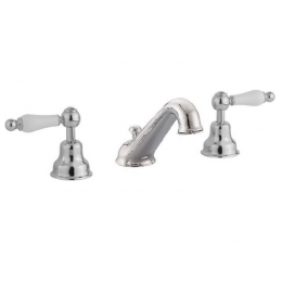 Смеситель для раковины, Cisal, Arcana Toscana, цвет-хром/керамика