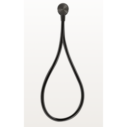 Душевой магнитный комплект, Gessi, HI-FI, цвет -Black Metal Brushed PVD