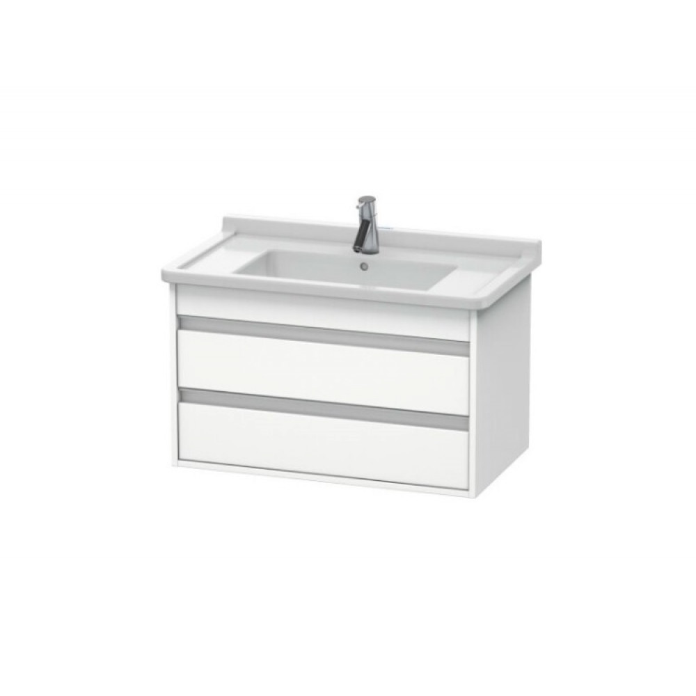 Тумба под раковину, Duravit, Ketho, шгв 800*465*480, раковина-необходимо заказать, цвет-белый матовый
