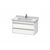 Тумба под раковину, Duravit, Ketho, шгв 800*465*480, раковина-необходимо заказать, цвет-белый матовый