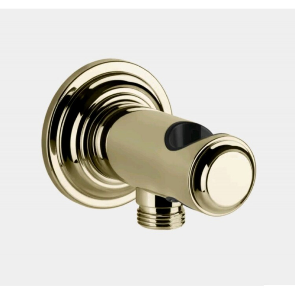 Шланговое подсоединение, Gessi, VENTI20, цвет-Brass PVD