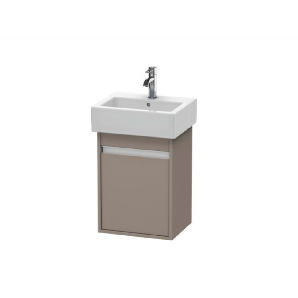 Тумба под раковину, Duravit, Ketho, шгв 400*320*550, петли-слева, раковина-необходимо заказать, цвет-базальт матовый