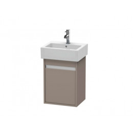 Тумба под раковину, Duravit, Ketho, шгв 400*320*550, петли-слева, раковина-необходимо заказать, цвет-базальт матовый