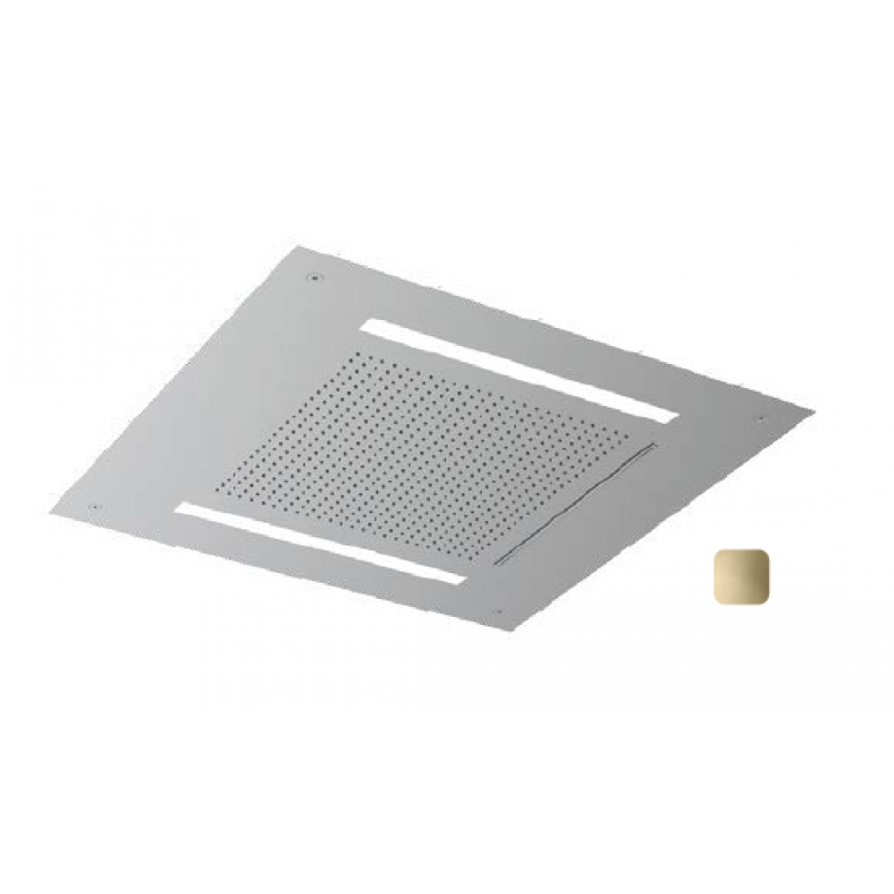 Верхний душ, Almar, Chromotherapy, 498*498, цвет-Polished Gold (Товар заказной, возврату не подлежит)