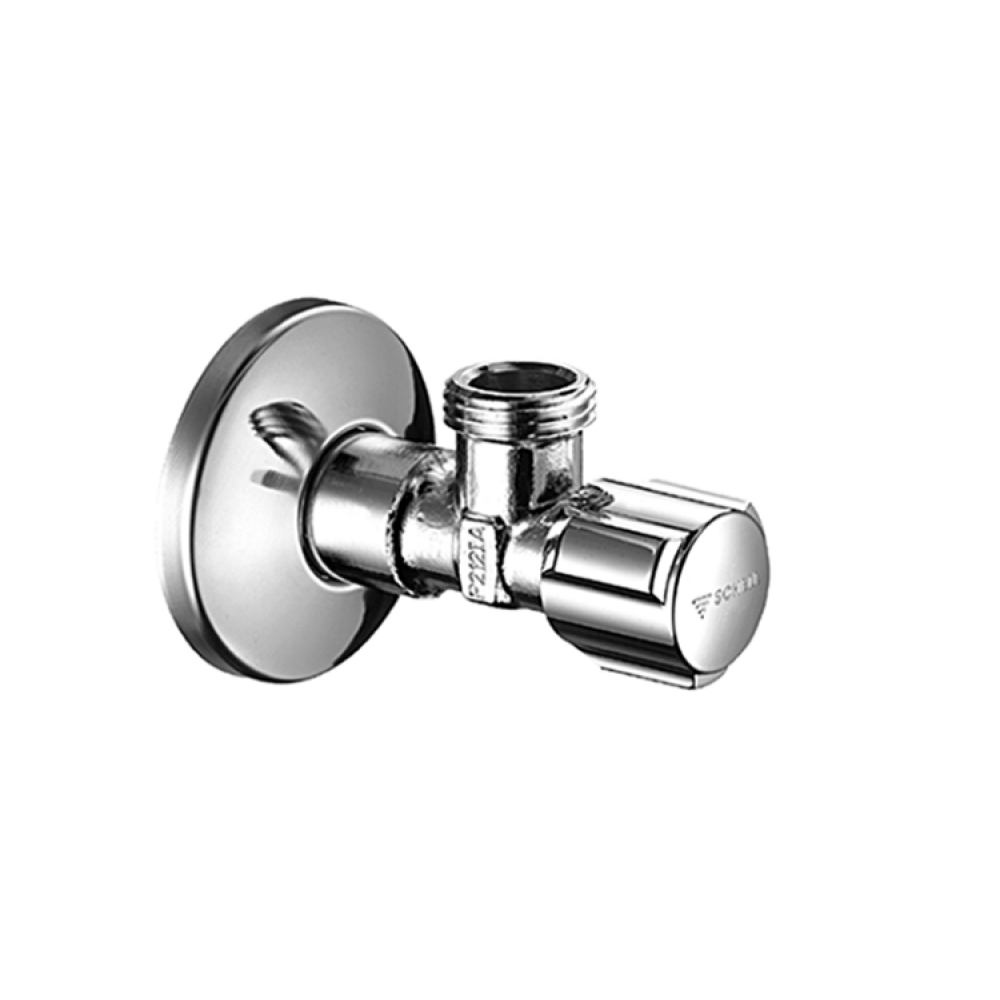 Вентиль, Schell, Comfort, 1/2" / 1/2", угловой, цвет-хром