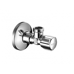 Вентиль, Schell, Comfort, 1/2" / 1/2", угловой, цвет-хром