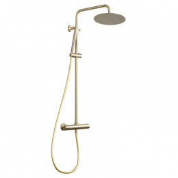 Душевая стойка, Splendy, Relax P, цвет-золото матовое (брашированное)
