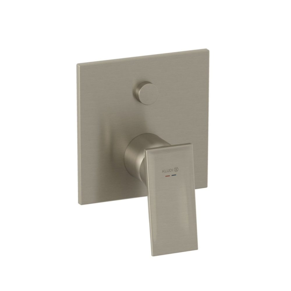 Смеситель для душа, Kludi, DECUS, на 2 потребителя, цвет-никель брашированный