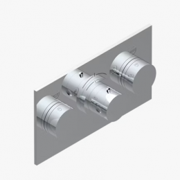 Смеситель для душа, THG, Dahlia, цвет-хром