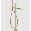 Смеситель для ванны и душа, Gessi, Habito Diamantato, цвет-Brushed Brass PVD
